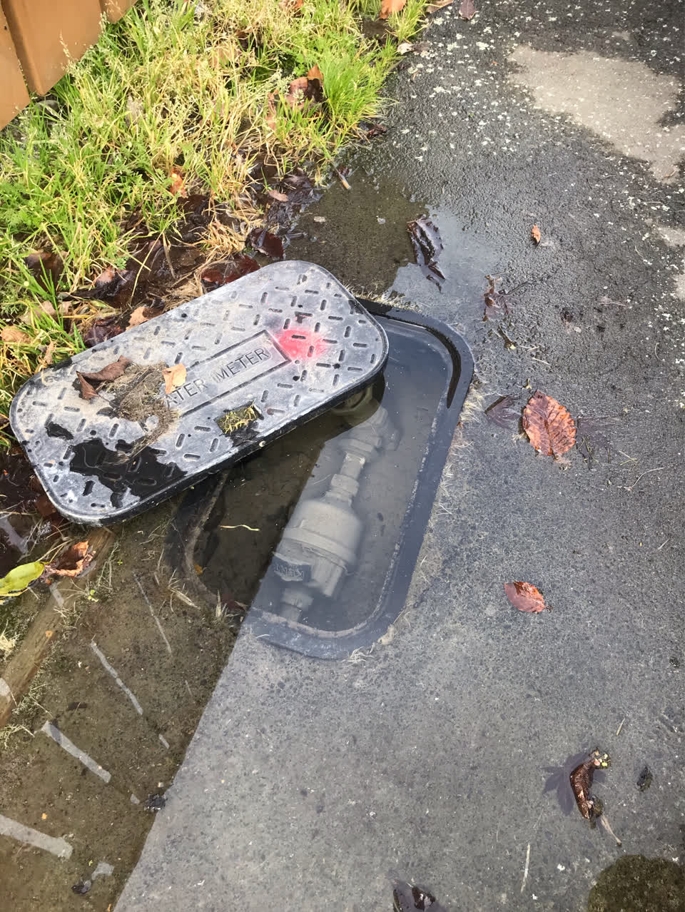 The photograph attached to this water supply report