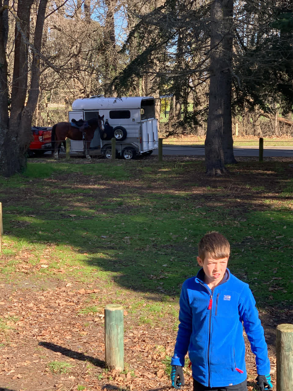 The photograph attached to this parks report
