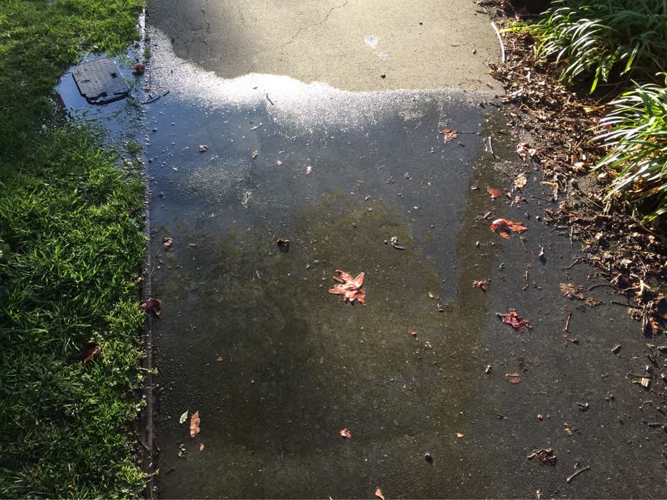 The photograph attached to this wastewater/stormwater report