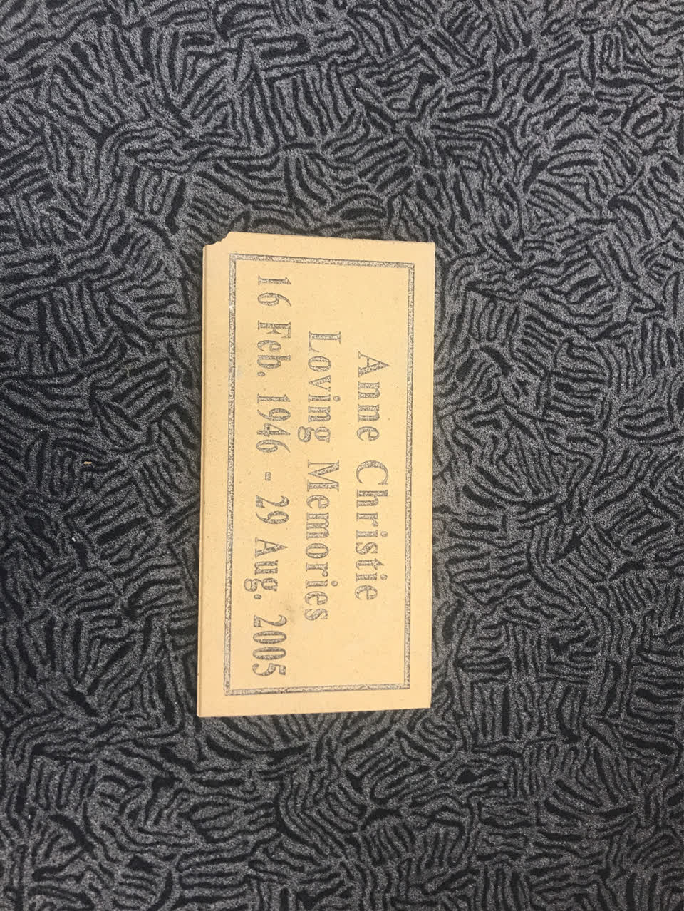 The photograph attached to this parks report
