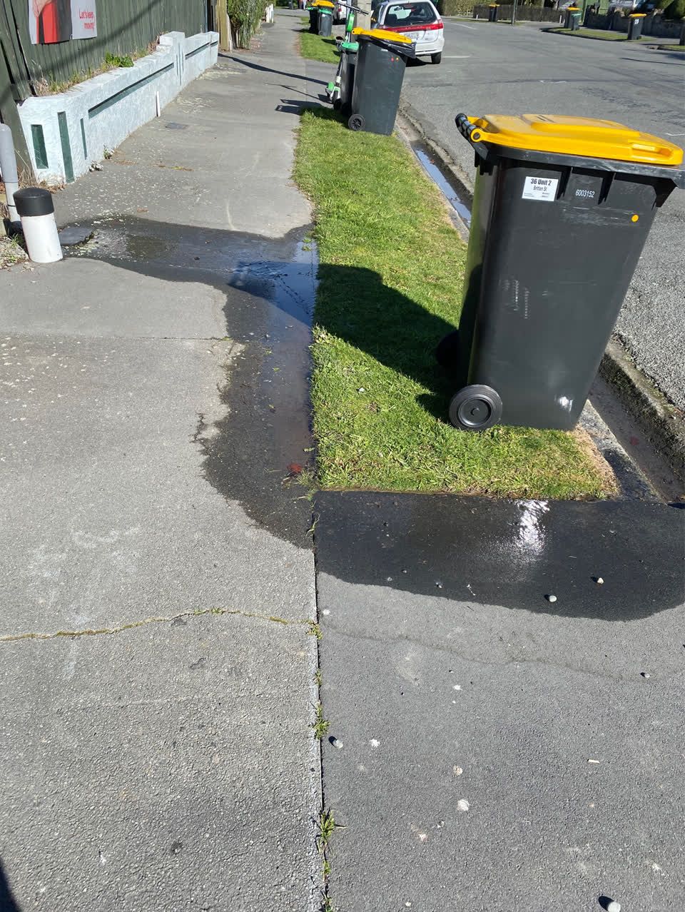 The photograph attached to this water supply report