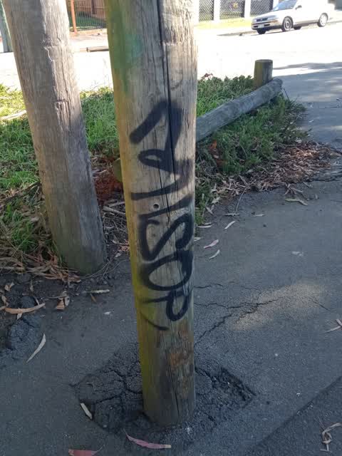 Graffiti, a report photo