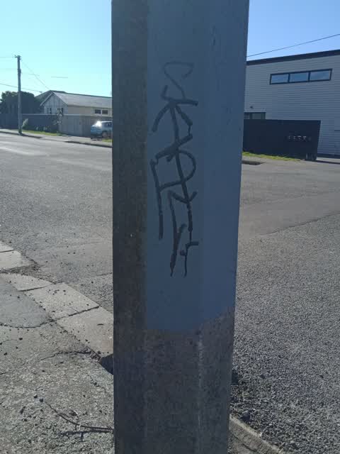 Graffiti, a report photo