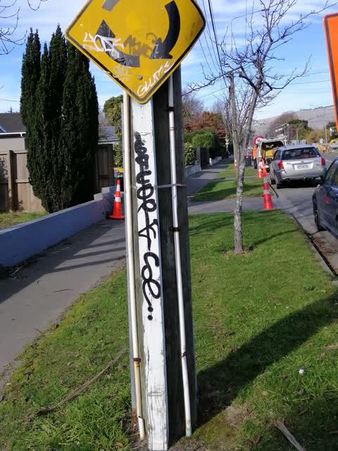 Graffiti, a report photo