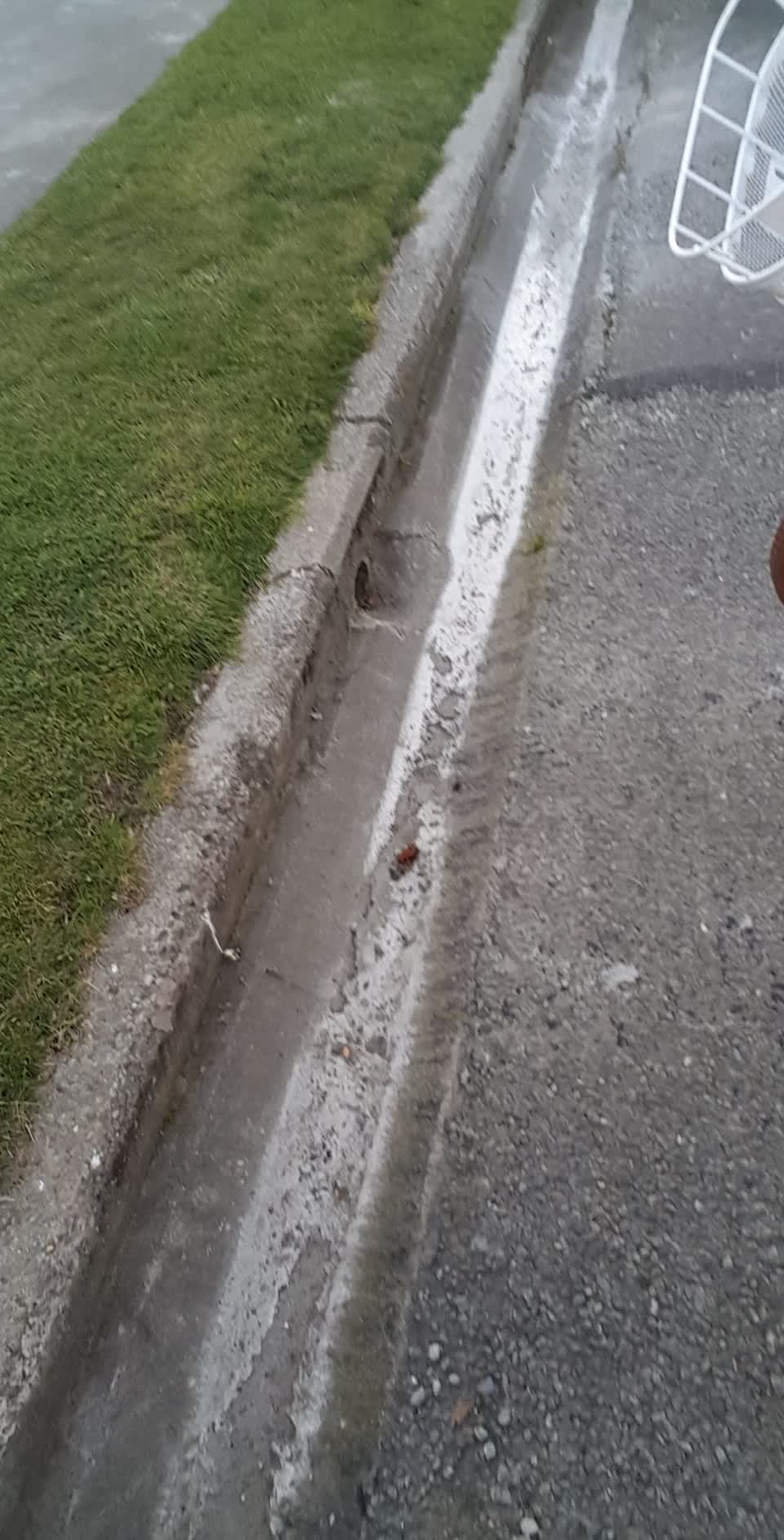 The photograph attached to this wastewater/stormwater report