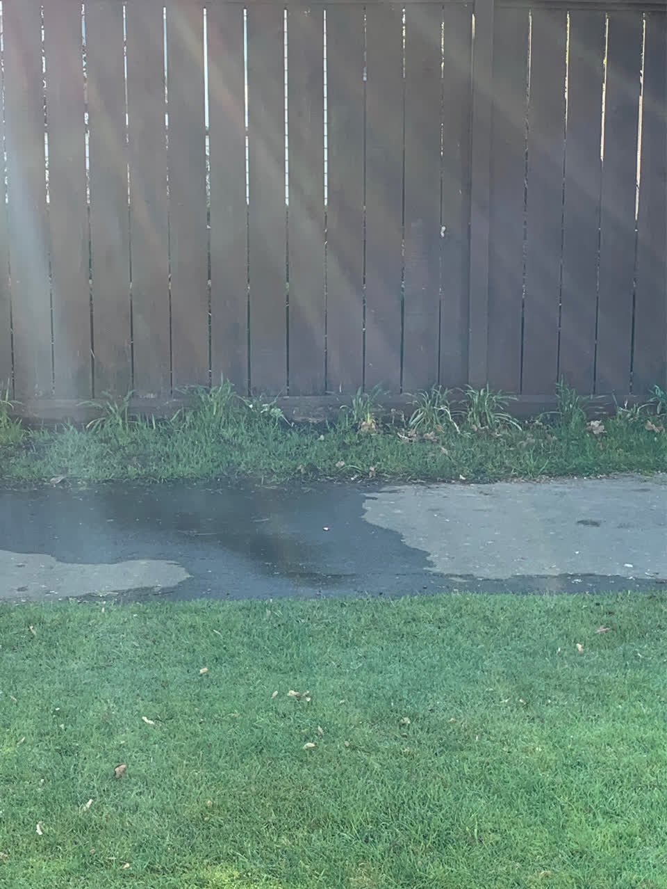 The photograph attached to this water supply report