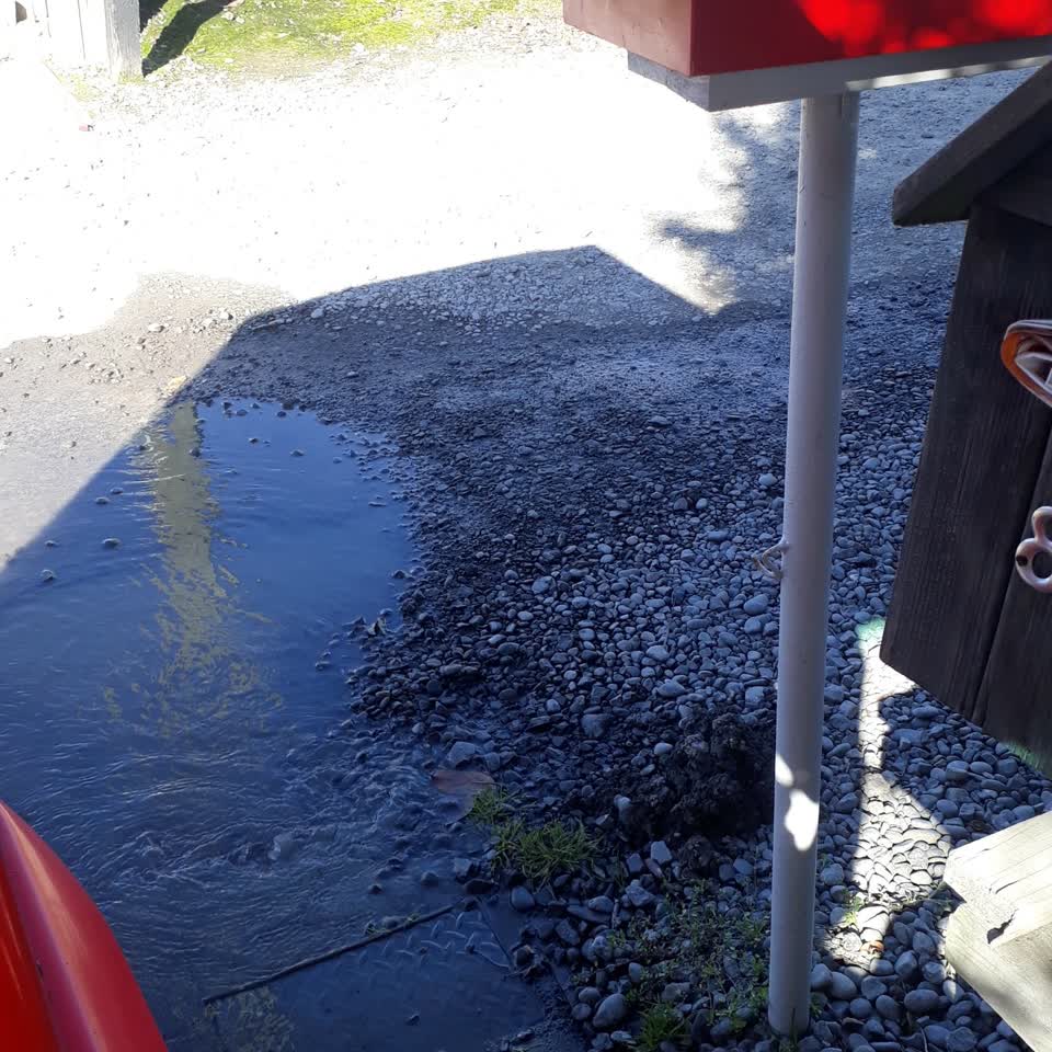 The photograph attached to this water supply report