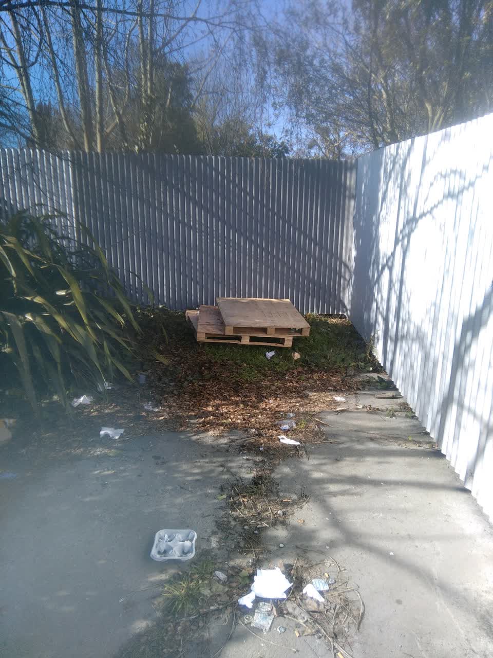 The photograph attached to this rubbish/recycling report