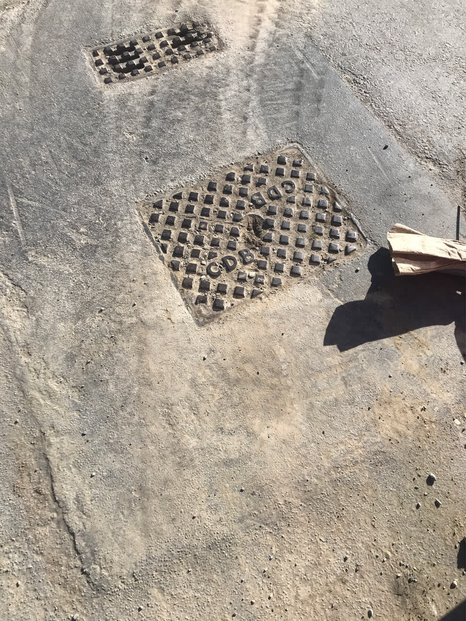The photograph attached to this wastewater/stormwater report