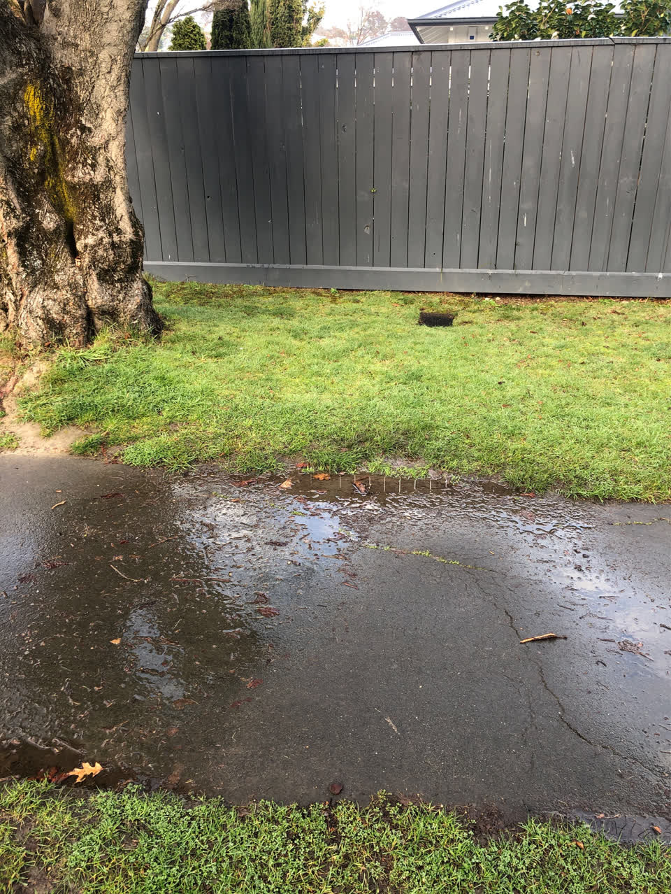 The photograph attached to this water supply report