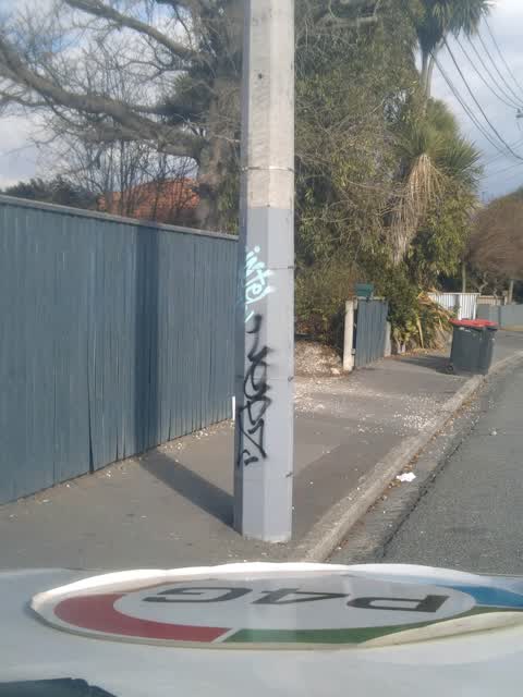 Graffiti, a report photo