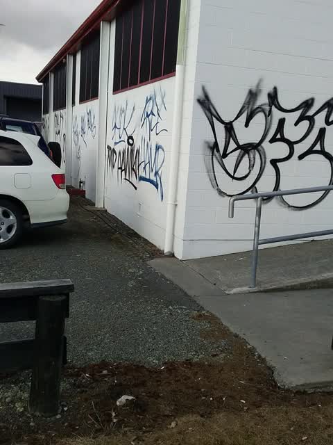 Graffiti, a report photo