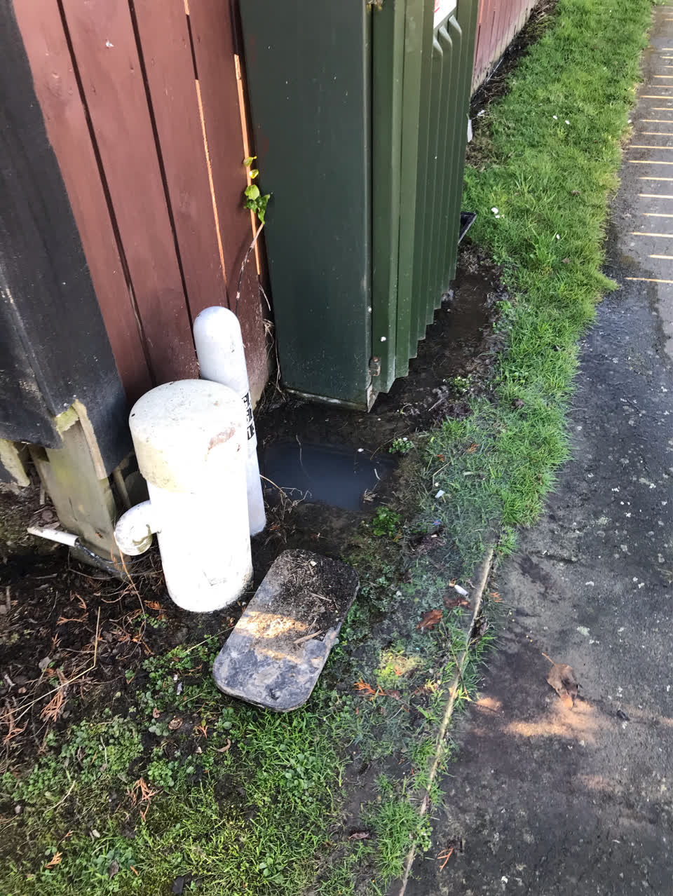 The photograph attached to this wastewater/stormwater report