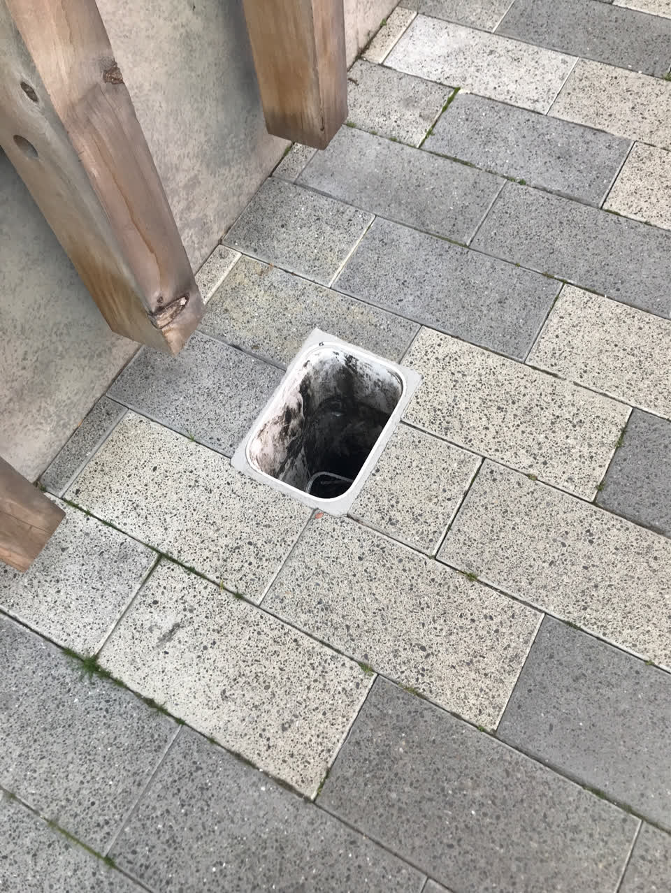 The photograph attached to this wastewater/stormwater report