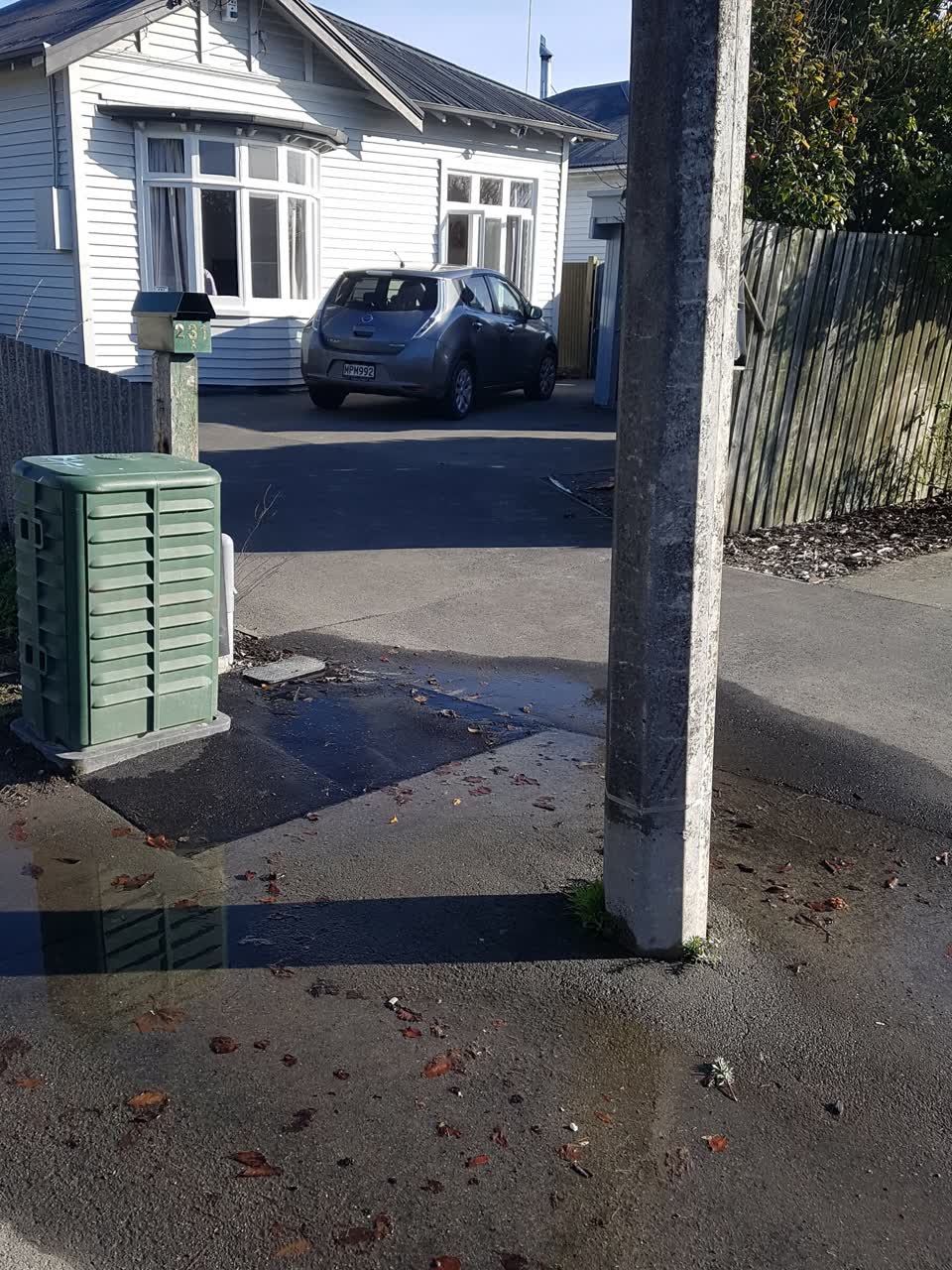 The photograph attached to this water supply report