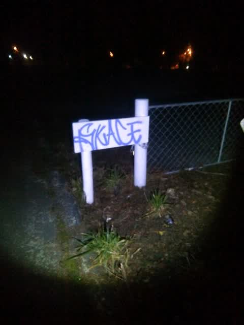 Graffiti, a report photo