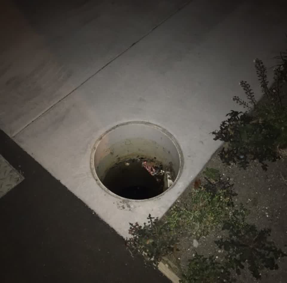 The photograph attached to this wastewater/stormwater report
