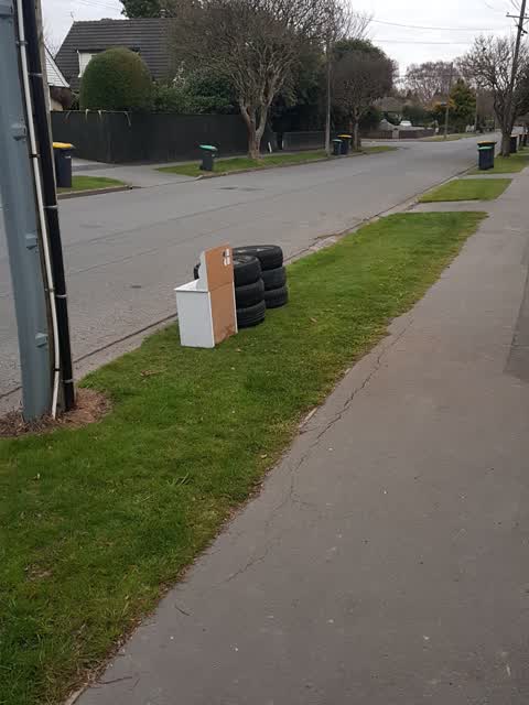 Rubbish/Recycling, a report photo