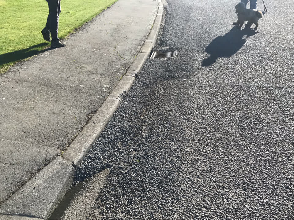 The photograph attached to this wastewater/stormwater report