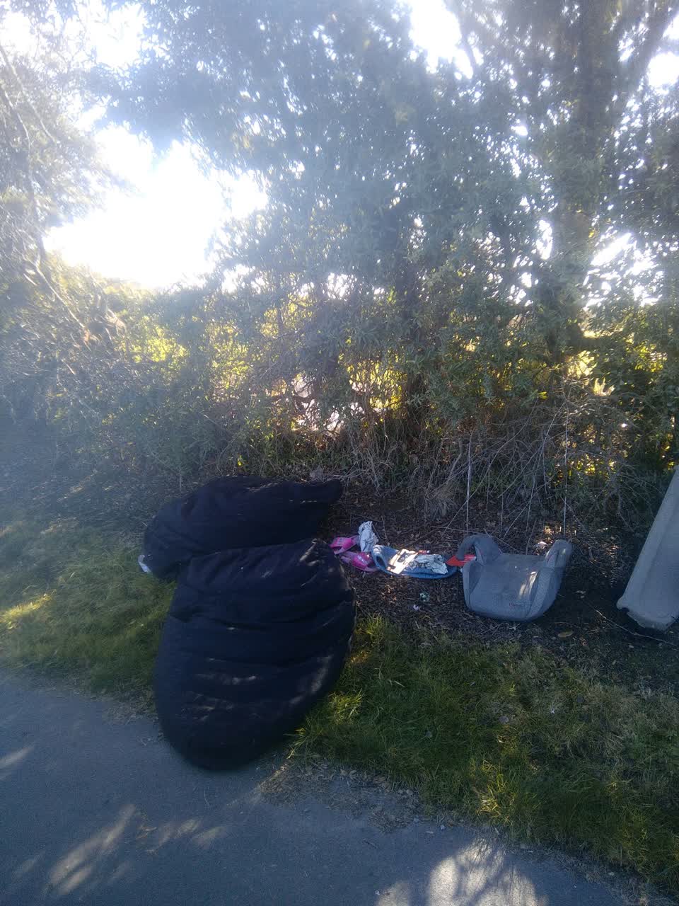 The photograph attached to this rubbish/recycling report