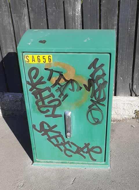 Graffiti, a report photo
