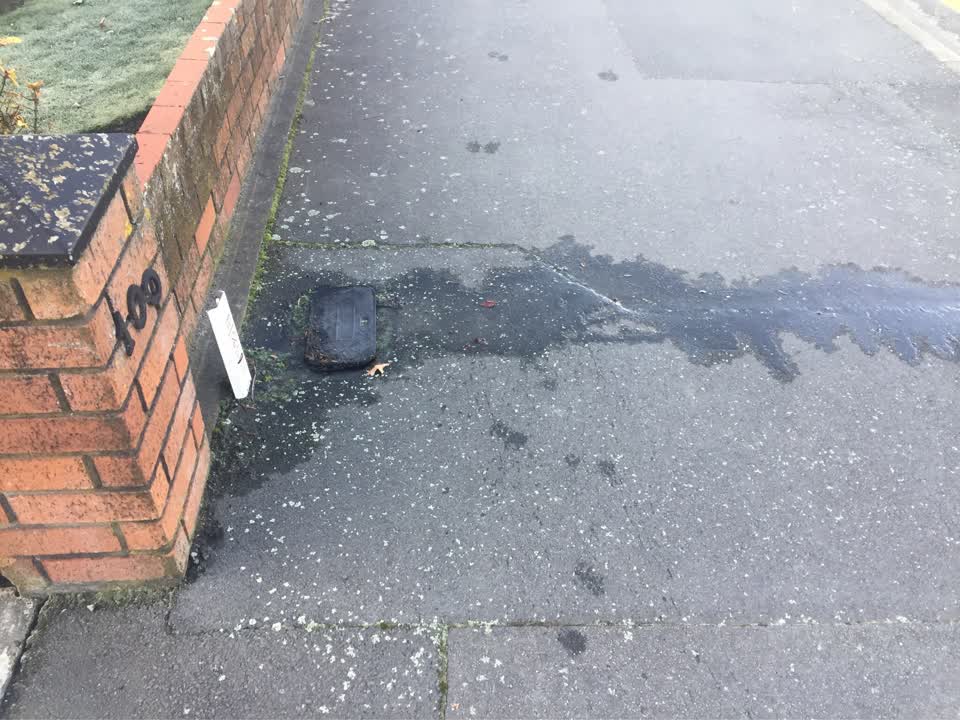 The photograph attached to this water supply report