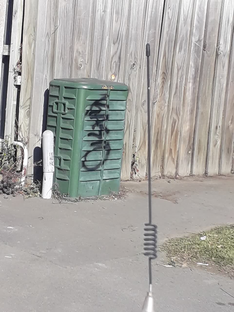 The photograph attached to this rubbish/recycling report