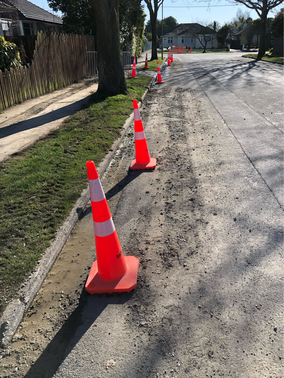 The photograph attached to this wastewater/stormwater report