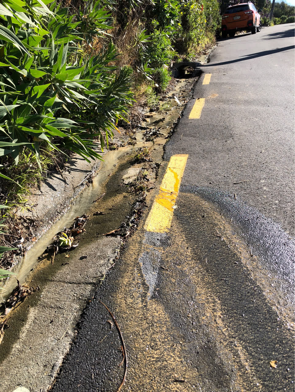 The photograph attached to this wastewater/stormwater report