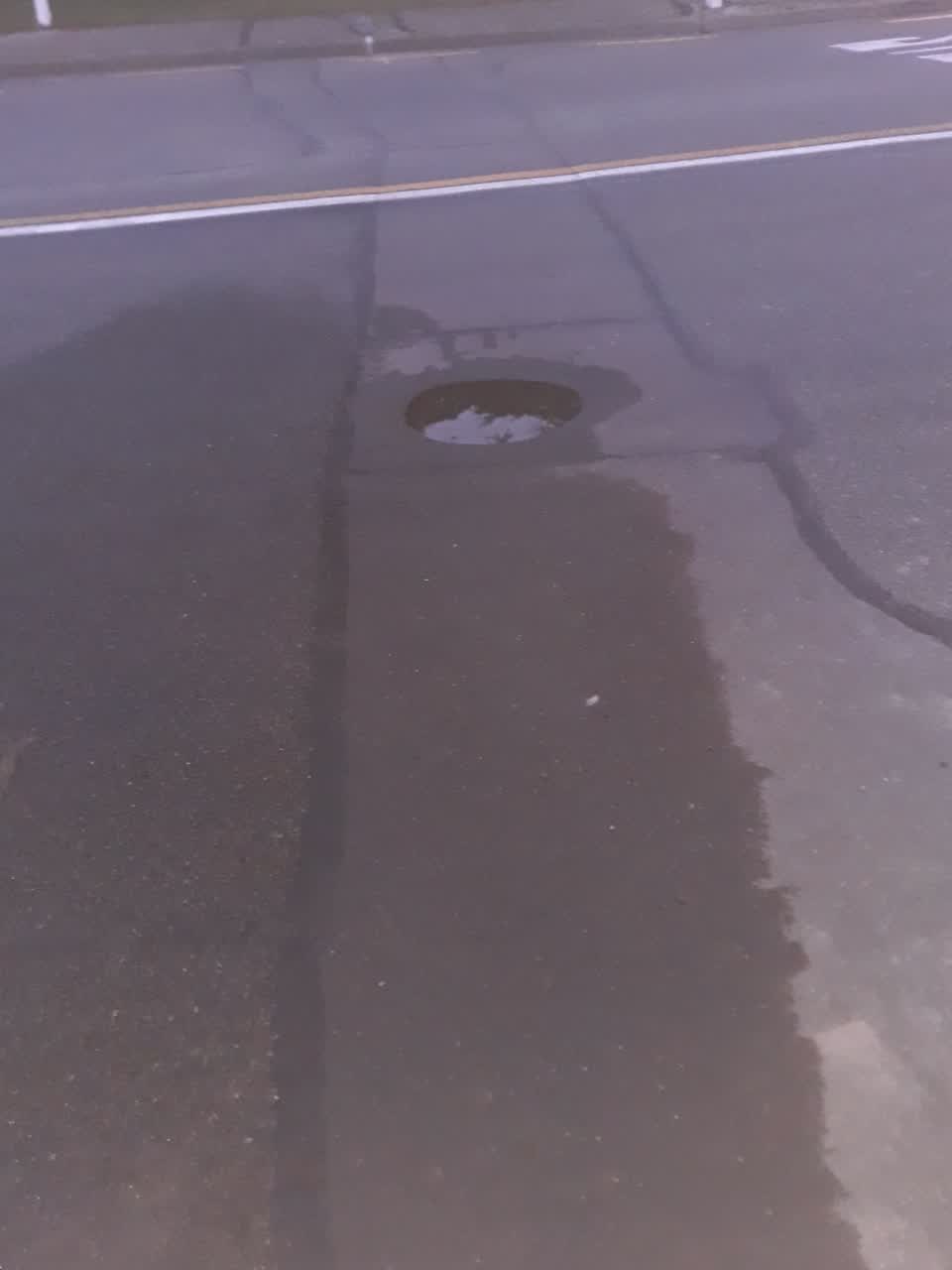 The photograph attached to this flooding report