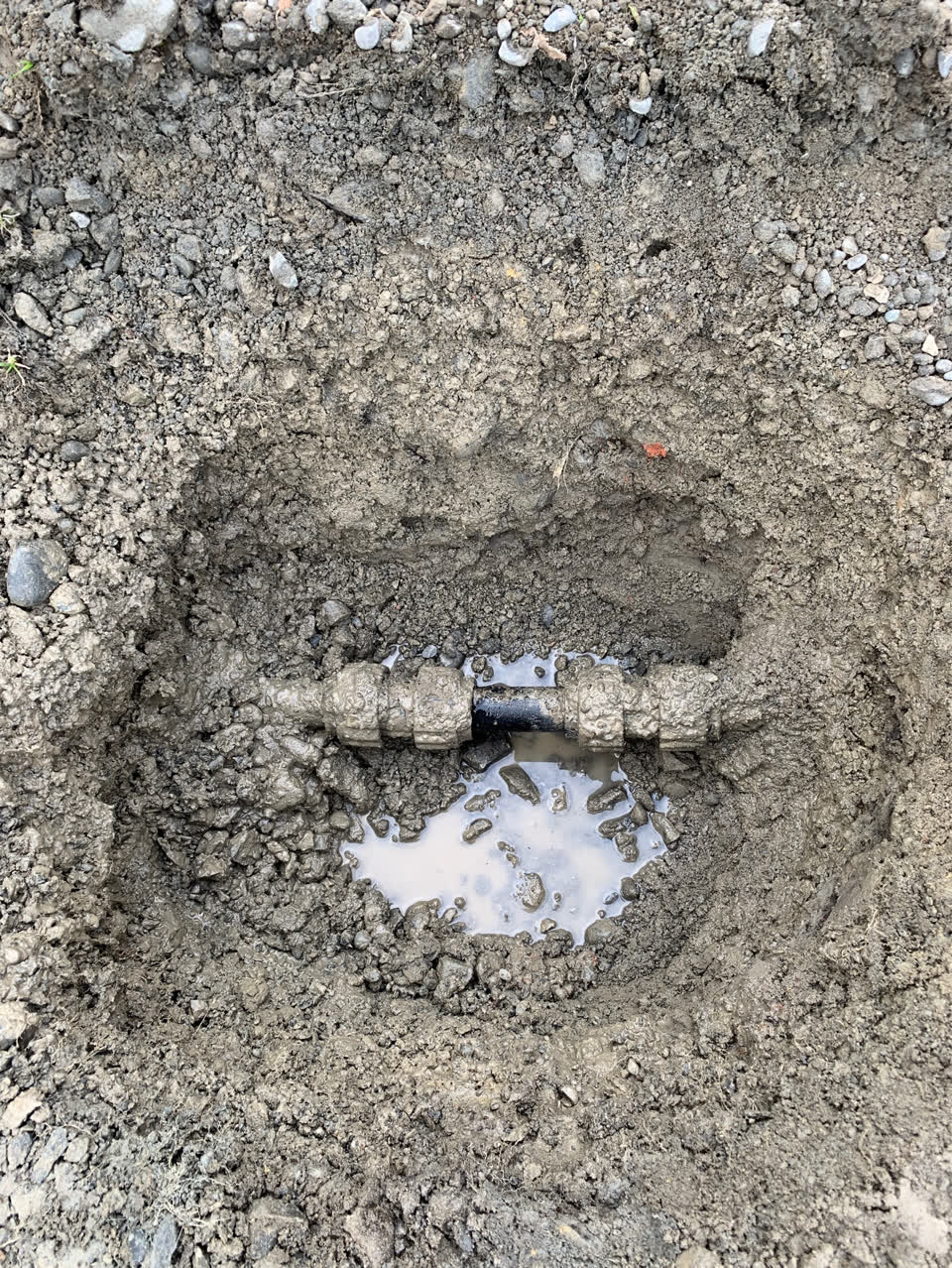 The photograph attached to this water supply report