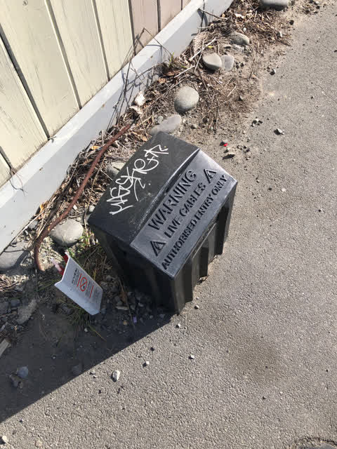 Graffiti, a report photo