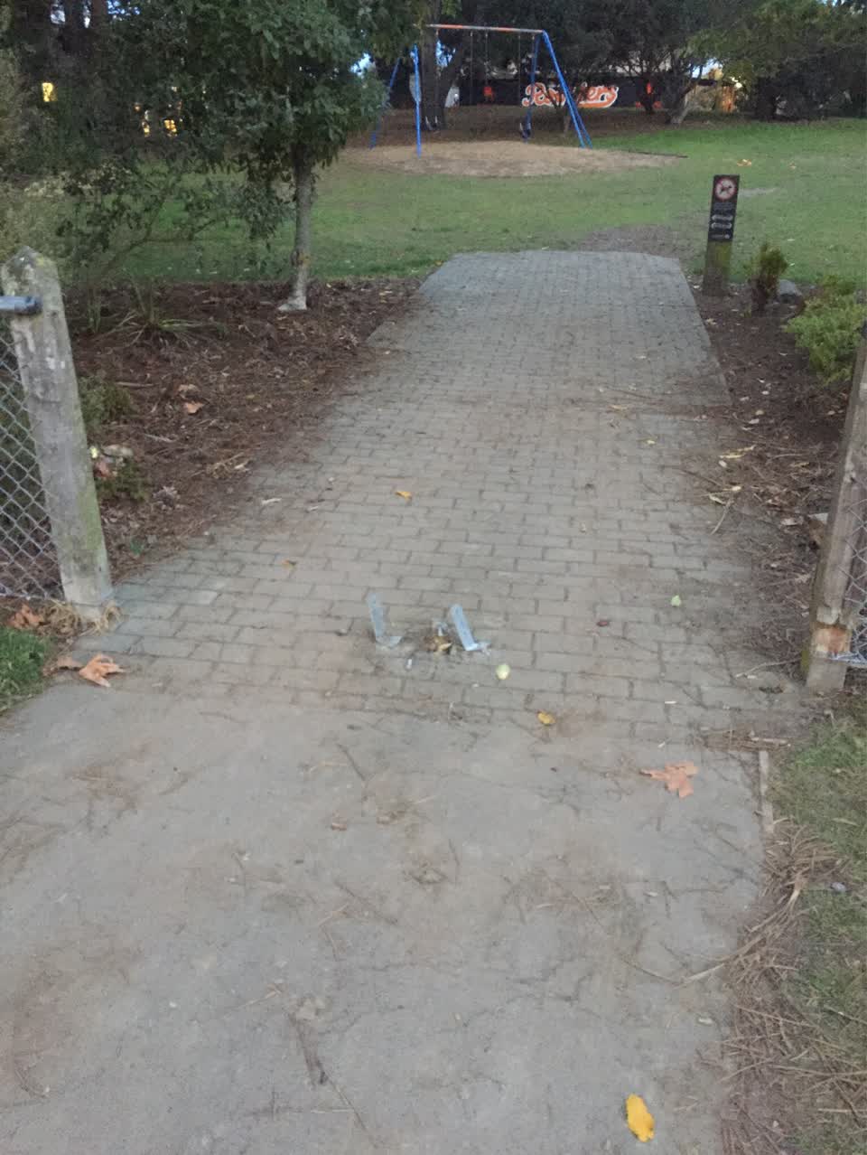 The photograph attached to this parks report