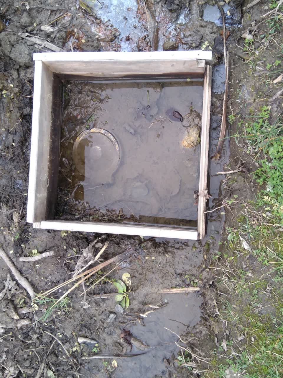 The photograph attached to this flooding report