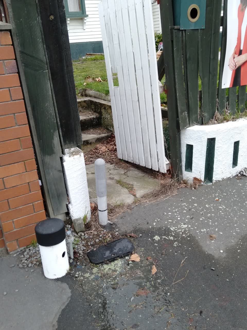 The photograph attached to this wastewater/stormwater report