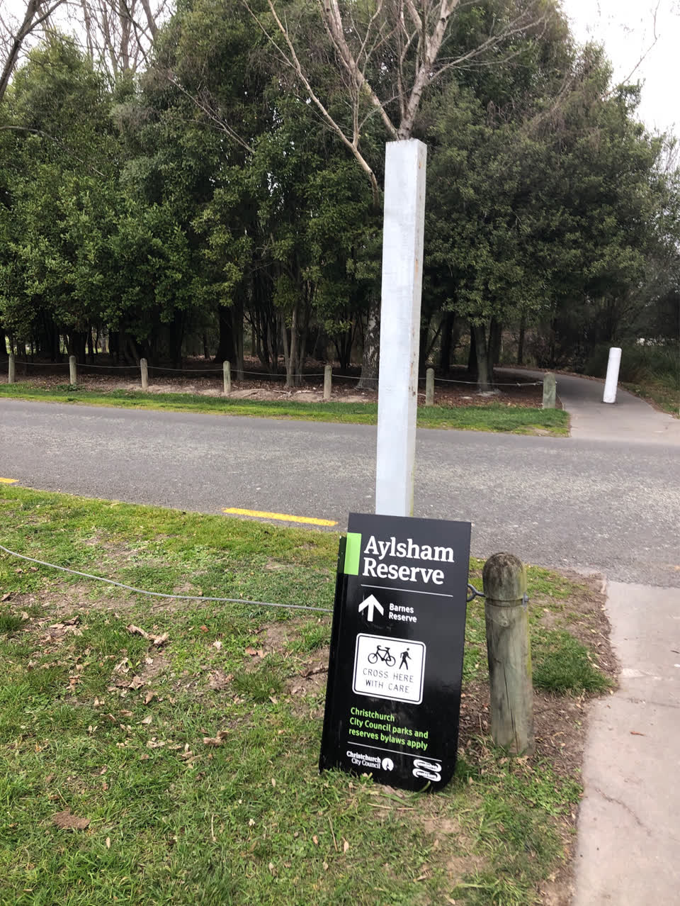The photograph attached to this parks report