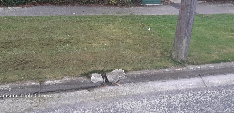The photograph attached to this wastewater/stormwater report