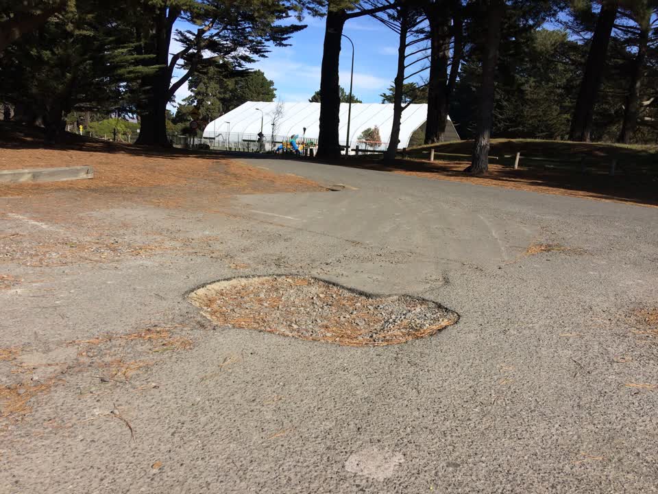 The photograph attached to this parks report
