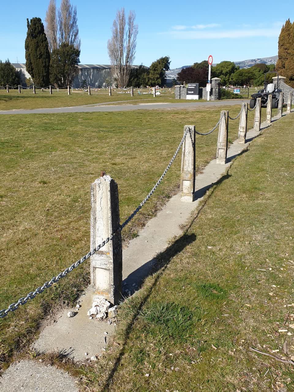 The photograph attached to this parks report