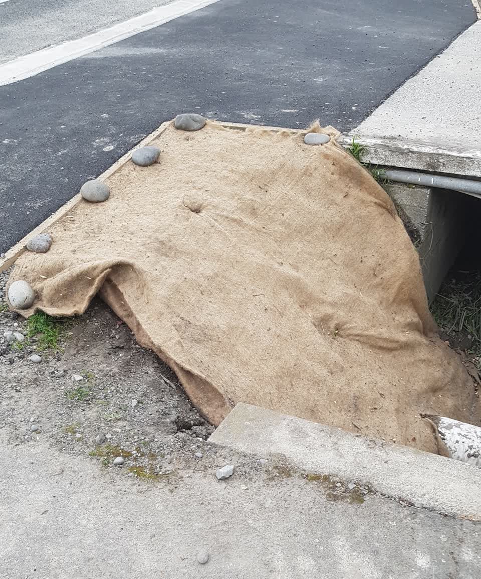 The photograph attached to this wastewater/stormwater report
