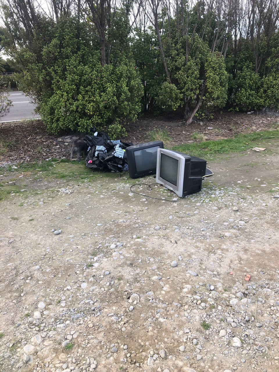 The photograph attached to this rubbish/recycling report