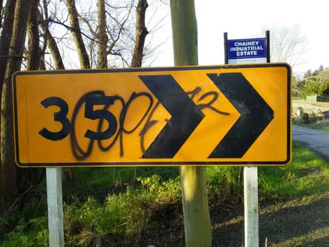 Graffiti, a report photo