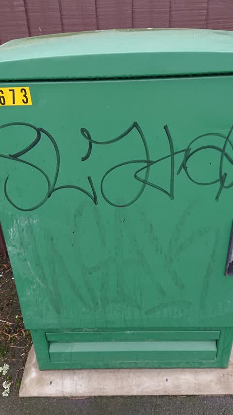 Graffiti, a report photo