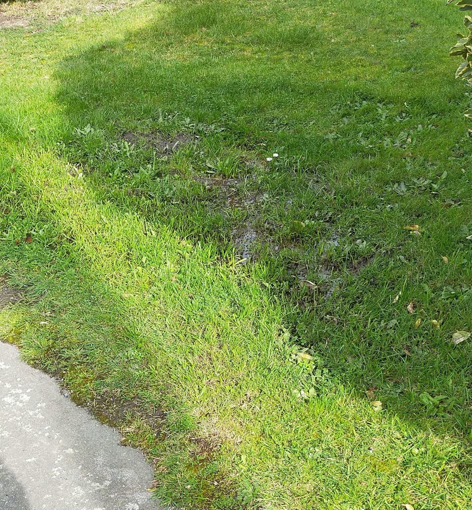 The photograph attached to this flooding report