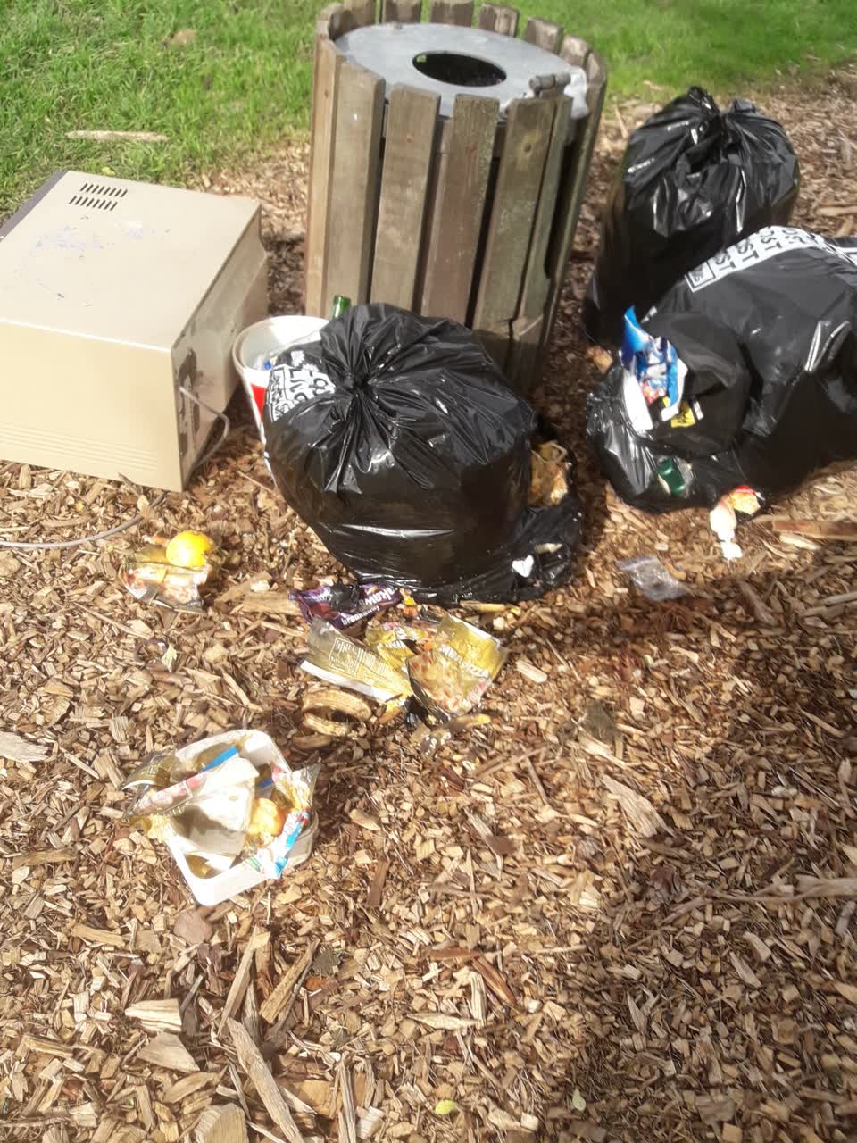 The photograph attached to this parks report