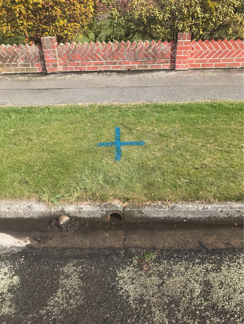 The photograph attached to this wastewater/stormwater report