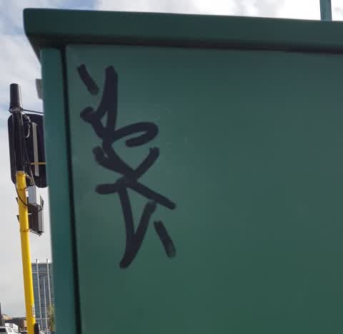 Graffiti, a report photo