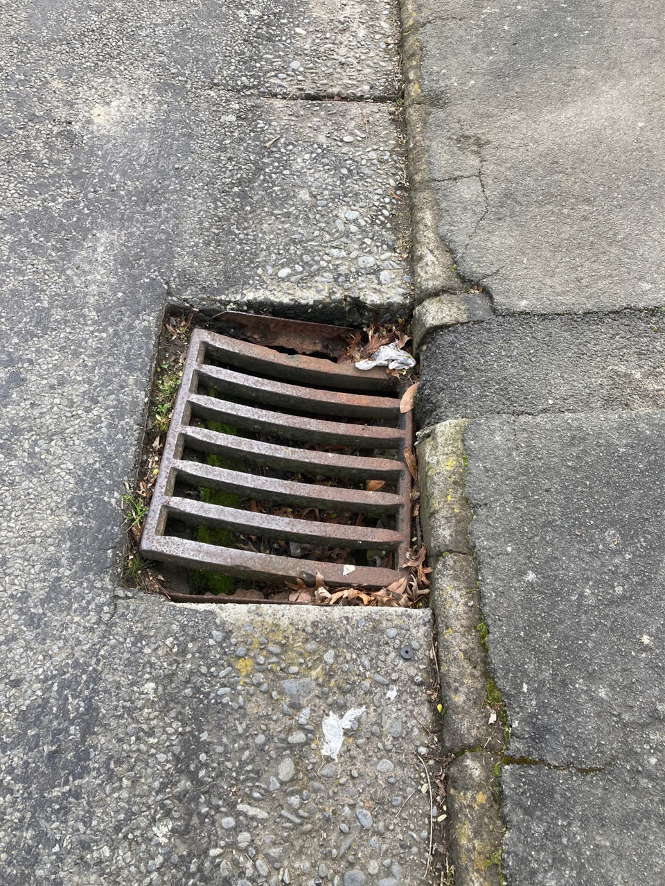 The photograph attached to this wastewater/stormwater report