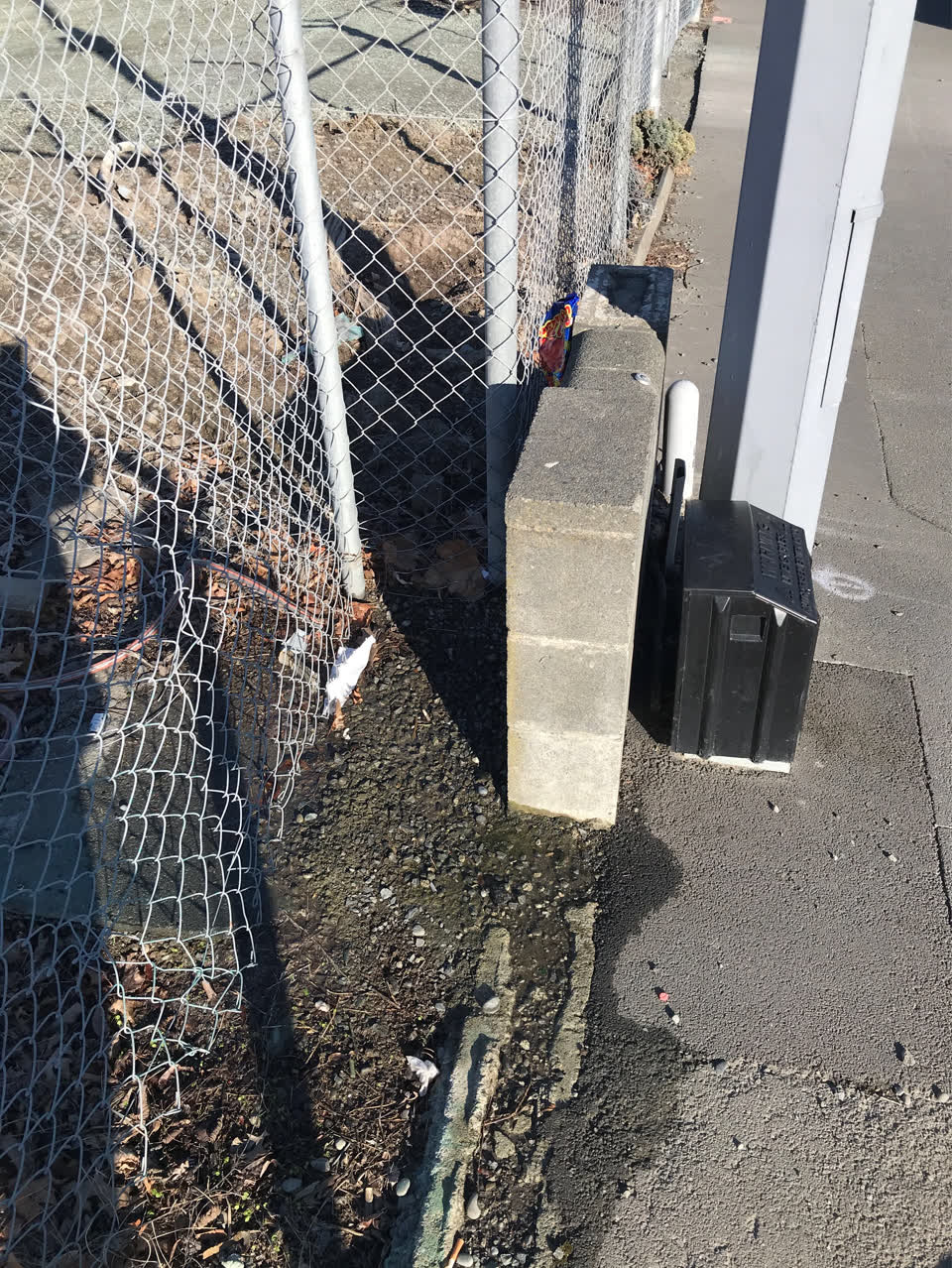 The photograph attached to this water supply report