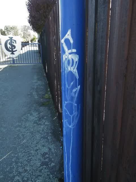 Graffiti, a report photo
